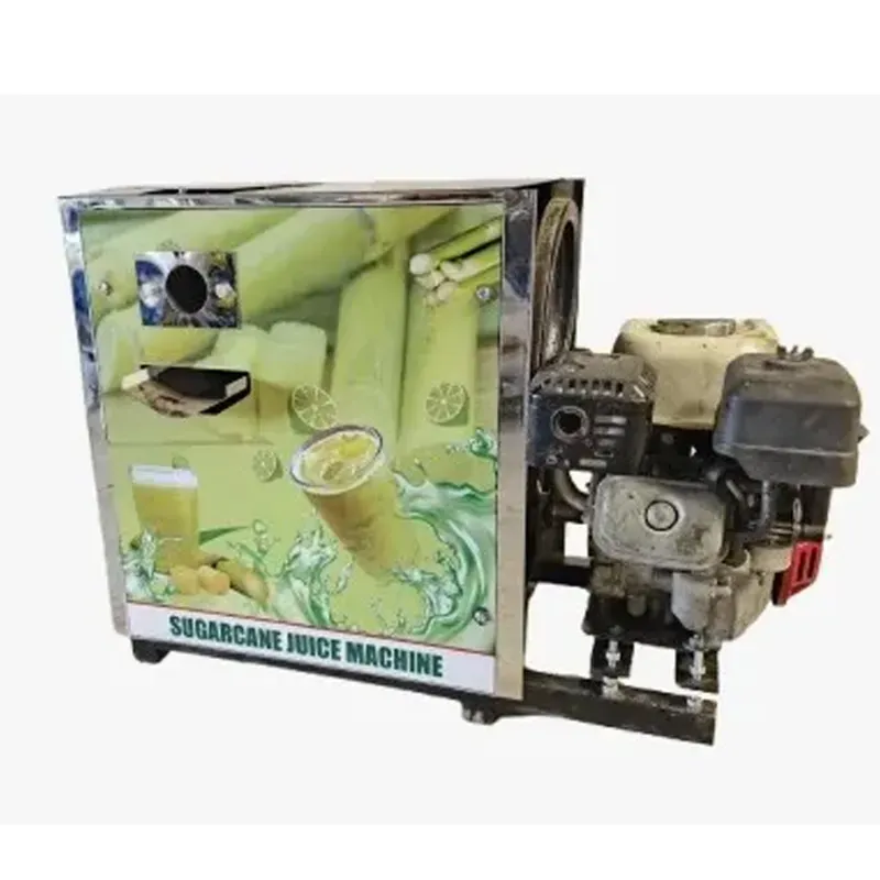 Stainless Steel 4 Rollers Sugarcane Juicer Side Model with 1 HP Godrej Motor (Only Engine Kit)