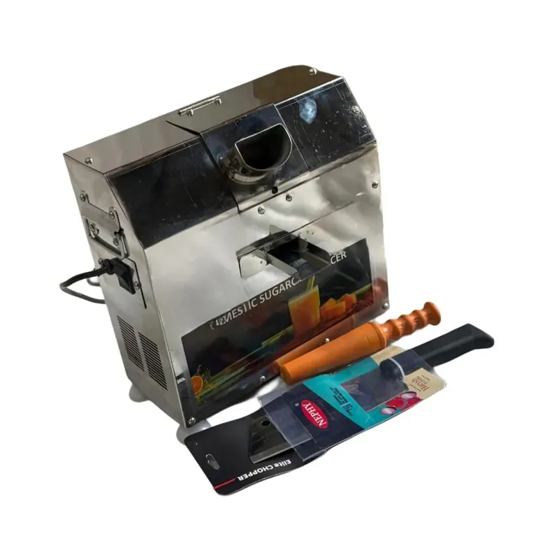 0.25 HP SS Sugarcane Juice Machine with 3 Roller, Free Slicer and Pusher