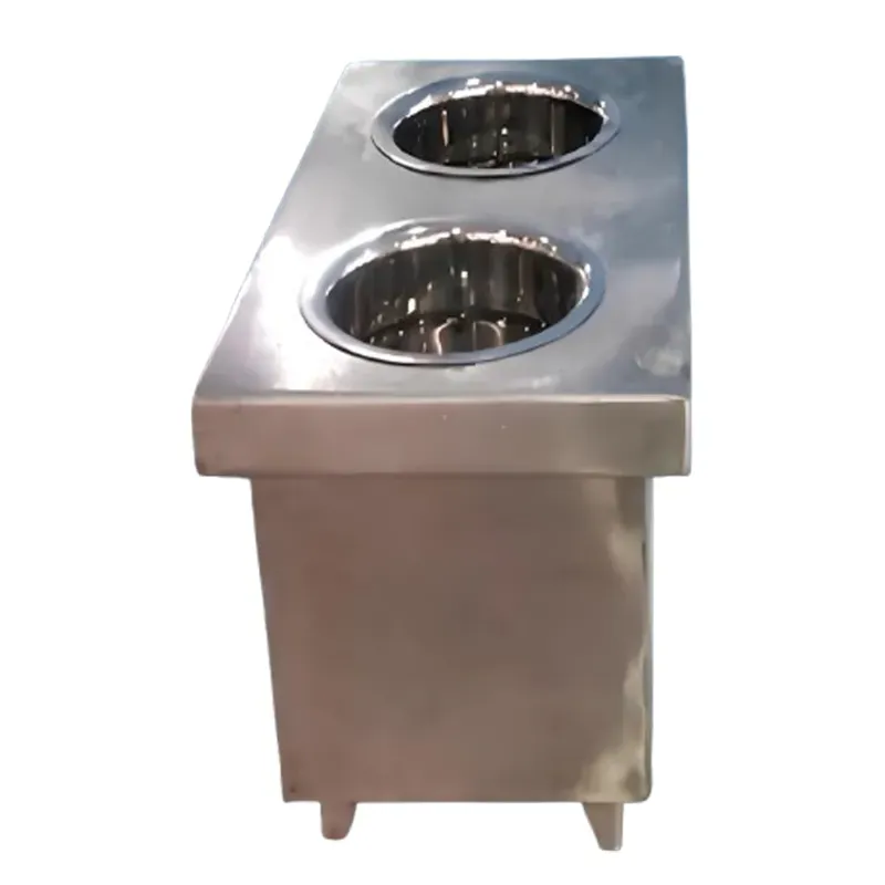 Mira Steels Steel 2 Pot Superior Spoon Sterilizer with Stainless Steel Body