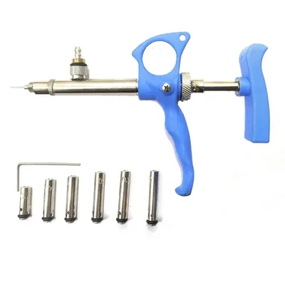 GKI POULTRY Surgical Poultry Vaccinator Syringe with 7 Vaccinator Pistons