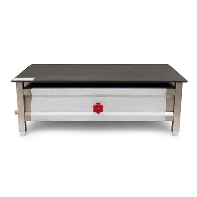 GBE 30 x 15 x 12 Inch Gas Operated Table Top Dosa Bhatti with 10 mm Tawa for Restaurant