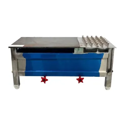 GBE 30 x 15 x 12 Inch Gas Operated Table Top Roti Bhatti (Bullet) With Stainless Steel Body for Industrial Kitchen