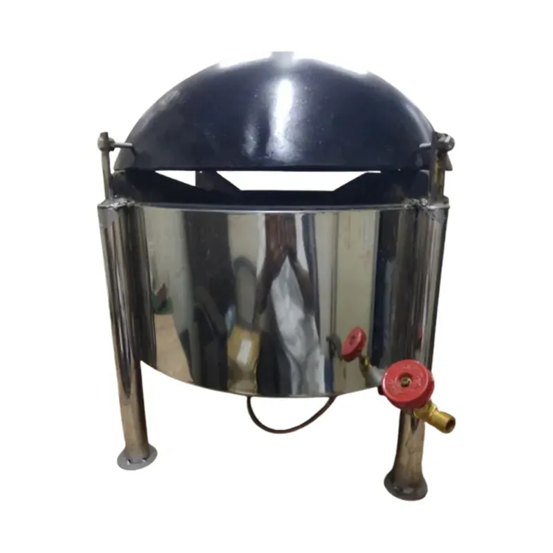 Table Top Rumali Roti Gas Burner Range With Kadai, Height 30 Inch, 16 x 16 x 30 Inch