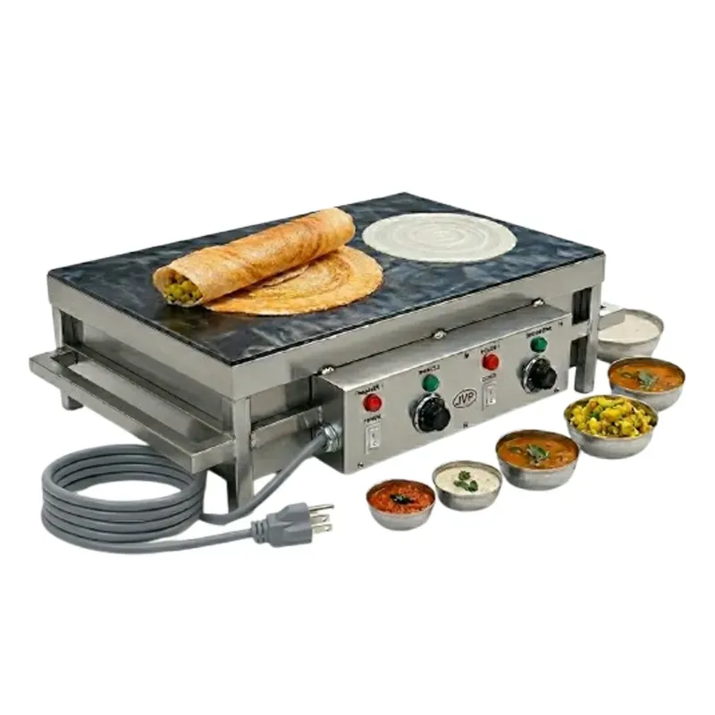 Tabletop 3 kW Electric 15 x 27 x 10 Inch High Efficient Dosa Bhatti For Small Shop and Food Corners