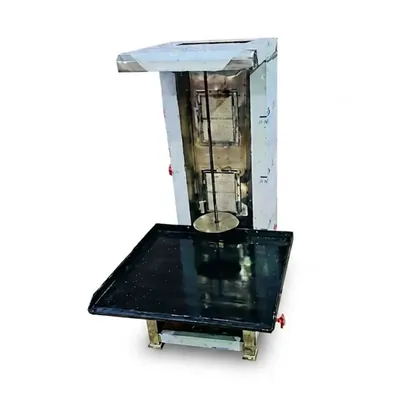 2+1 Burner Tabletop Shawarma Machine with Hot Plate, without Motor
