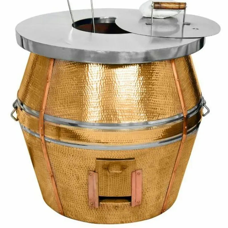 32 x 32 Inch Round Copper Cladded Tandoor Machine For Restaurant