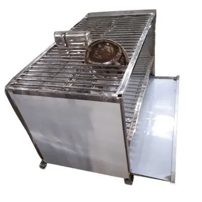 Stainless Steel 100 Plates Capacity Thali Stand for Mesh/ Hostel
