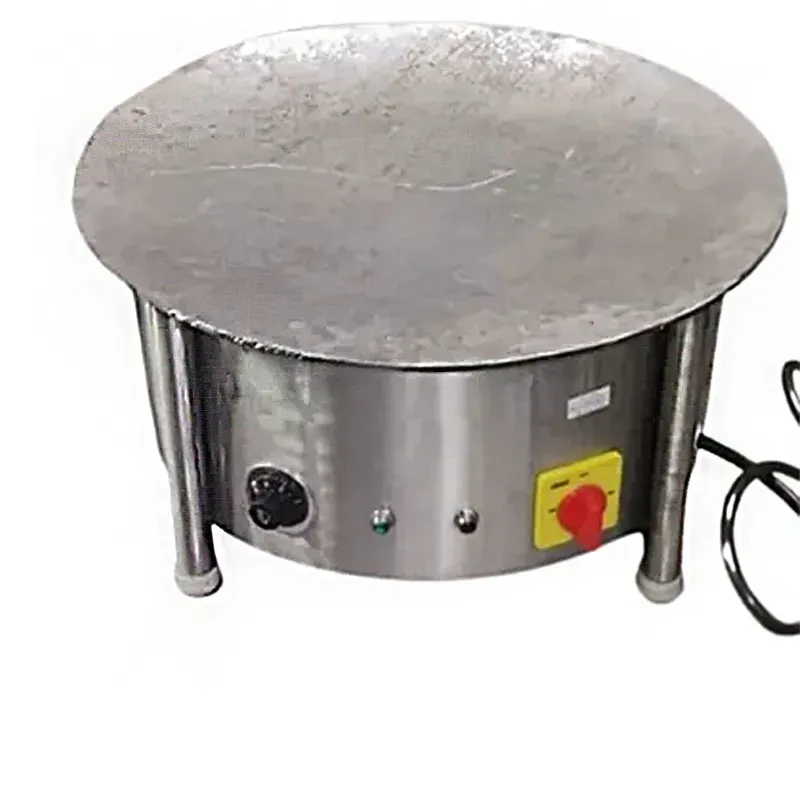Heavy Duty 24 Inch Electric Pav Bhaji 5 mm Thick Tawa With Stainless Steel Body