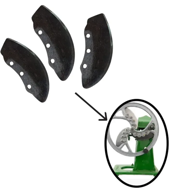 3 Pcs Blade For 3 kg Tabletop Manual SS Blades Chota Toka Saag Cutter Machine