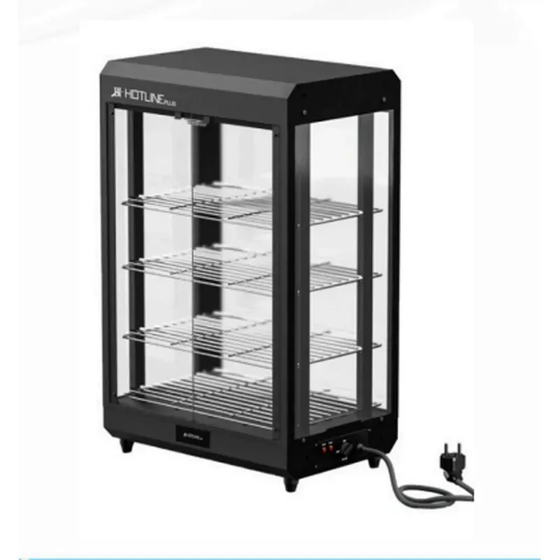 HOTLINE PLUS 100 Litre Electric Stainless Steel Tower Hot Showcase, 700 W
