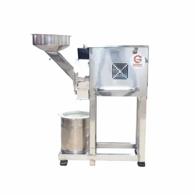 Gorek Pulverizer Machine (Model : GT-PR05) with 30-35 kg/hr Output Capacity for Commercial Spice Grinding