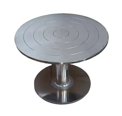 12 Inch Turntable Cake Stand of Stainless Steel Body