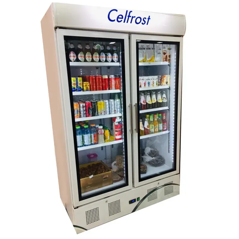 Celfrost FKG 1000 SG Two Door Upright Showcase Cooler