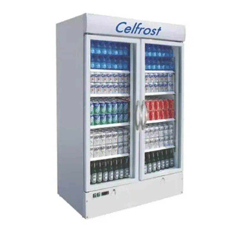 Celfrost 750 Litre Visi Cooler of Double Door and 2 x 4 Shelves, FKG 820 DD