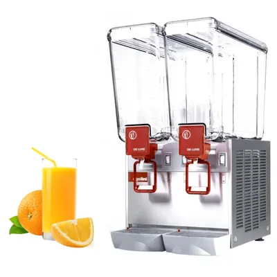Ugolini 24 Litre (12 L+12 L) Capacity DELUXE-12-2P Two Jar Electric Cold Drink/Juice Dispenser