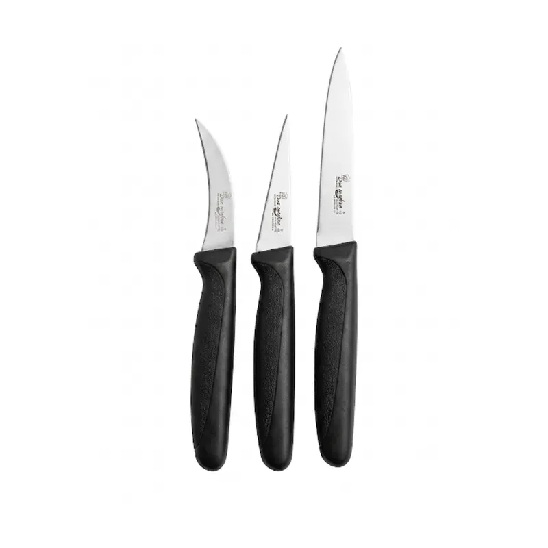 Smart Chef (AS00105-06) Stainless Steel Paring Knife, 3 pieces Set (Vegetable Carving Set) for Peeling, Intricate Work