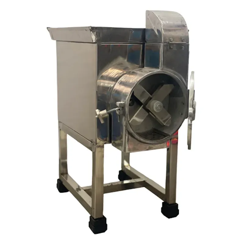 Semi Automatic 2 HP Motor Operated Stainless Steel Vegetable Chopper Machine, Capacity 150 kg/hr