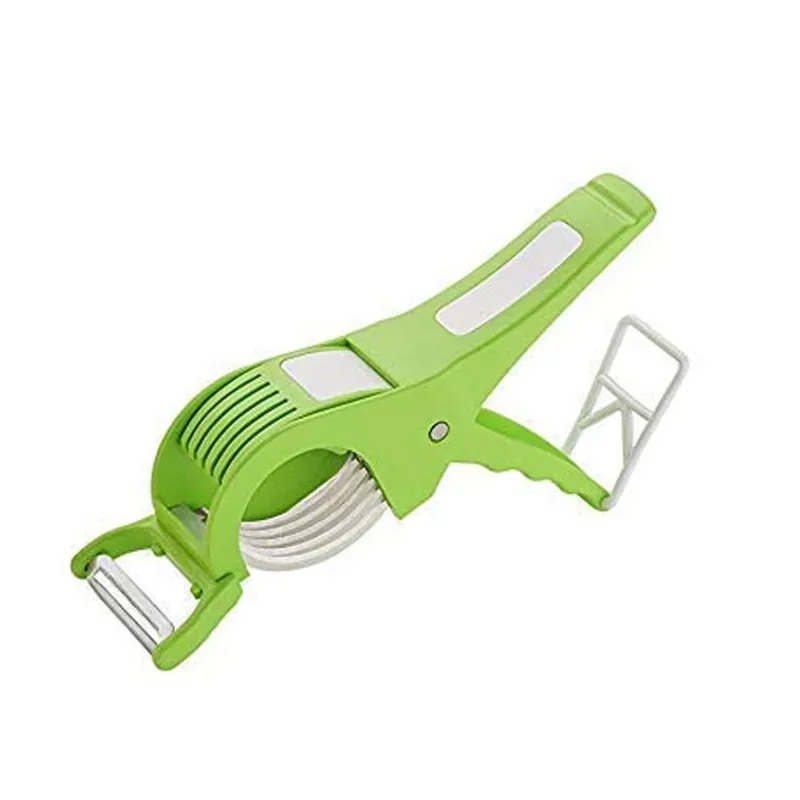 GRECY 72 Pcs Plastic 2 in 1 Vegetable and Fruit Multi Cutter & Peeler Machine