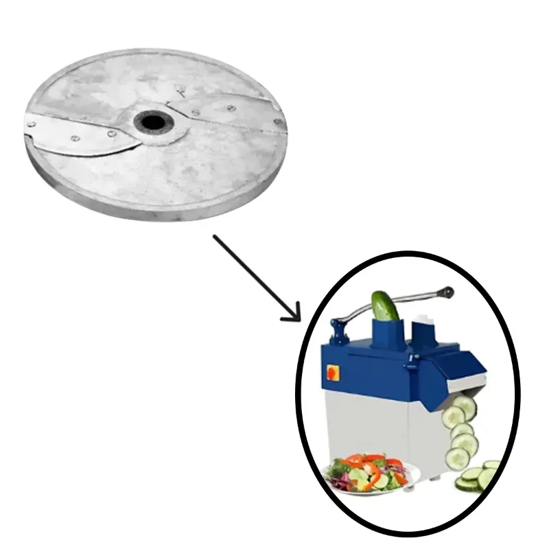 1 mm Slicer Blade For 1 HP Copper Motor Winding Vegetable Cutter Machine with 150 kg/hr Capacity