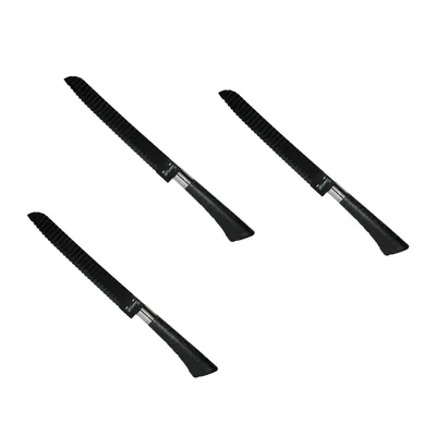 Smart Chef YB06A Stainless Steel Vegetable Design Knife (3pcs), 6 Inch Razor Sharp Flat Blade for Chopping, Dicing