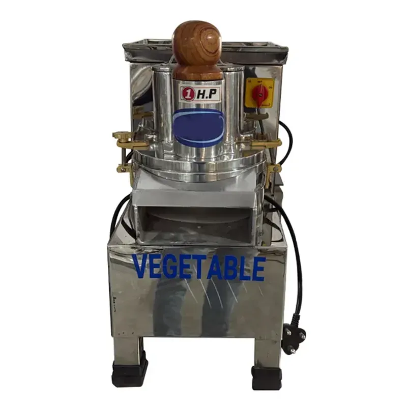 Heavy Duty Stainless Steel 1 HP Motor Operated Vegetable Grating Machine with 5 mm Grater Blade for Commercial Usage