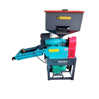 Subhamjyoti 3 HP Double Vibration Rice Mill, With 150-200 kg/hr Production Capacity