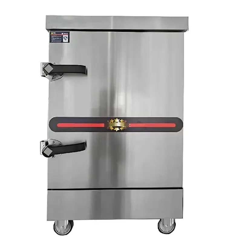 8 Tray Gas Operated Rice Cooking Machine