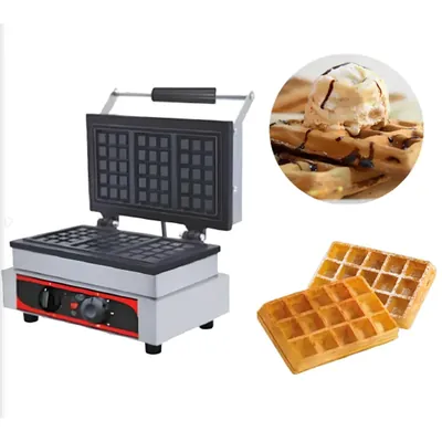 AKASA WM 3 Rectangular 5 x 3 Inch Waffle Maker Machine, 1600 W