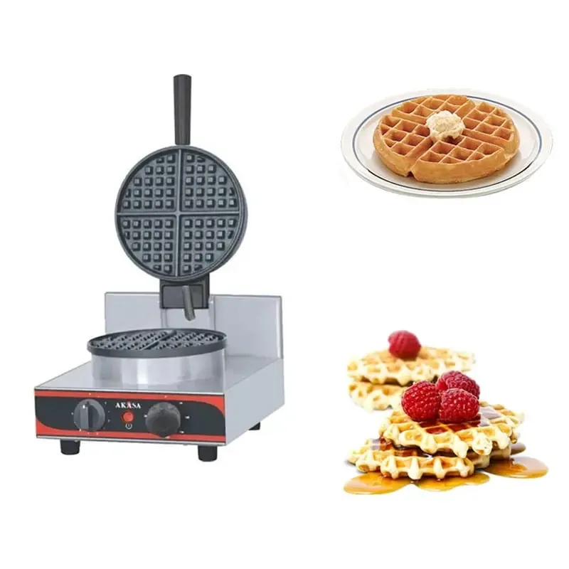 AKASA WM 7 Waffle Maker Machine 7 Inch Circular-1 Waffle, 1000 W