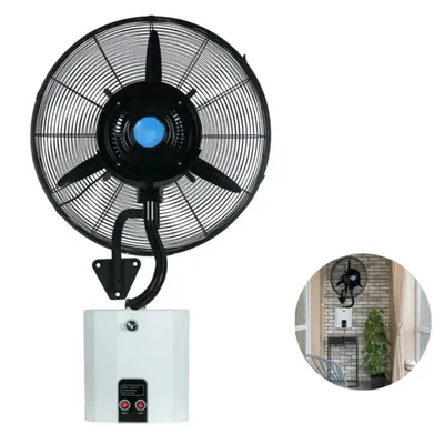 28 Inch Wall Mounted Mist Fan With 10 L iters Water Tank For Providing Cooler Air Circulation