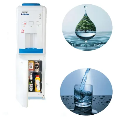 USHA Laguna Floor Standing Water Dispenser With Cooling Cabinet, 230 V AC, 1 AC