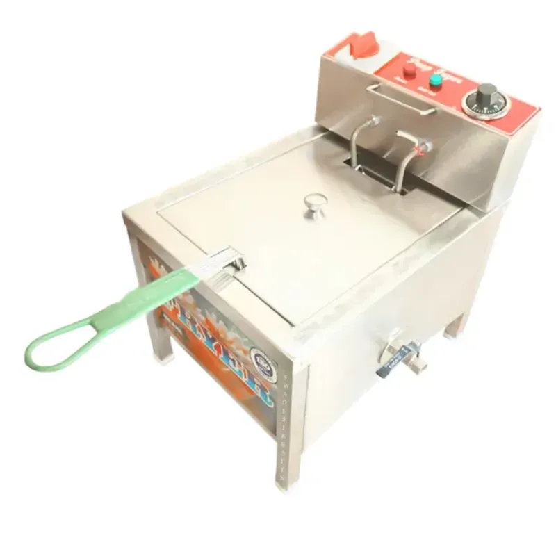Electric Operated 8 Litre Deep Fryer with Tap, 2500 W Power, Stainless Steel Body