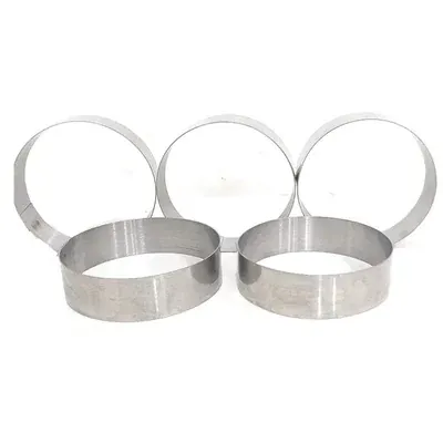 12pcs, 11 Inch x 1 Inch Burger Ring Moulds, Galvanized Iron Sheet