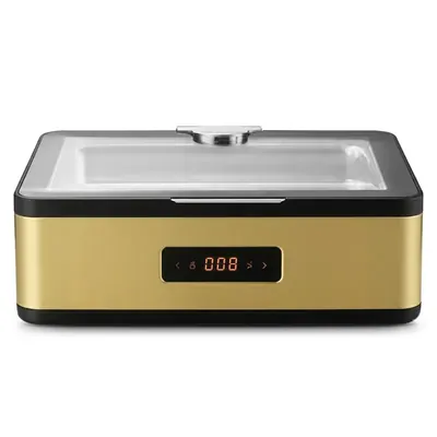 600 W 9 Litre Digital Golden Rectangular Commercial Chafer