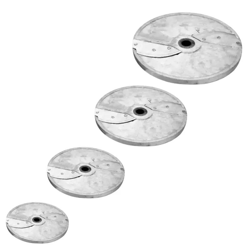 4pcs Slicer Blade Set for Heavy Duty Stainless Steel Vegetables Cutting Machine 150-200 kg/Hr Capacity with 1 HP Motor