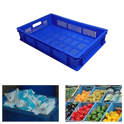 Global Star 12 Litre 600 x 400 x 80 mm Rectangular Crate