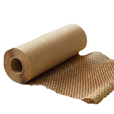 HORECA DISPOSABLE 10 Inch 100 m Honeycomb Paper Roll Eco-Friendly Protective Cushioning Packaging Roll