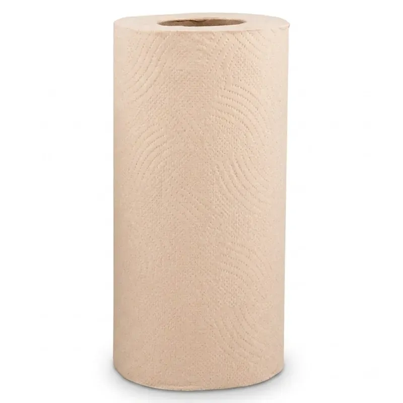 2-Ply Bamboo Disposable Kitchen Roll, Up to 100 Pulls Multi-Purpose Absorbent Wipes for Picnic Travel & Food Truck (Pack-50)