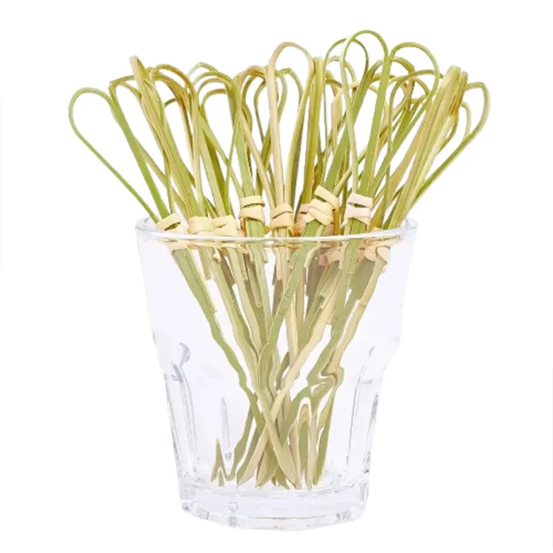 POCHEON ® 6 Inch Size (Large) Heart Shaped Bamboo Skewers (Pack-50 pcs)