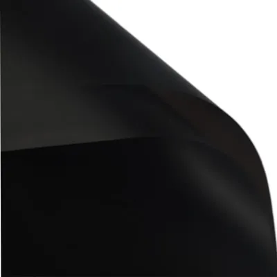 Pack of 2 (40 Sheets) Black Solid Korean Gift Wrap, Waterproof Checked Bouquet Paper + 3 Pull Bows