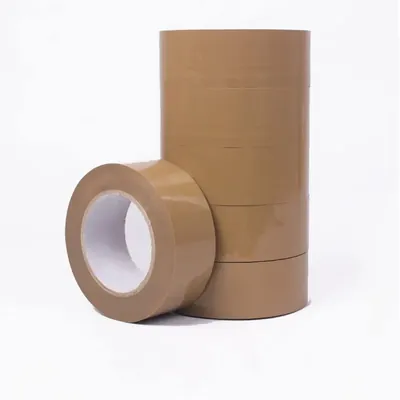 6 Pcs, 48 mm x 55 mm Brown BOPP Packaging Tape For Multi Purpose Packaging, Decorating, Excellent Grip & Adhesion, High Strength & Durability