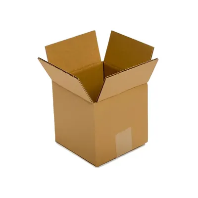 Brown Corrugated Square Box 4 x 4 x 4 Inch (Pack-25 Pcs)