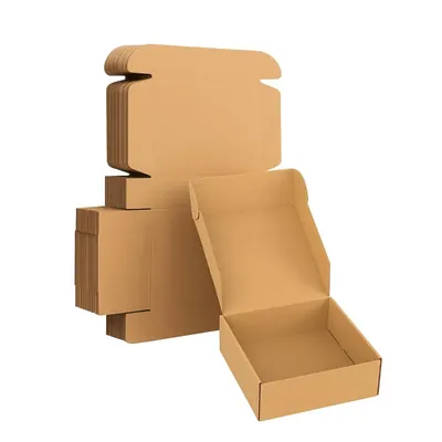 4 x 4 x 1.5 Inch 3 Ply Brown Flap Corrugated Boxes for Packaging (Pack-25 Pcs)