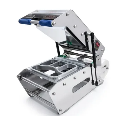 400 W Rectangle Tray Sealing 4cp Machine