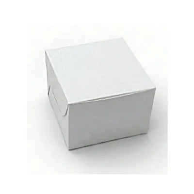 4 x 4 x 3 Inch Cake Box For Mini cakes, Pastries, Ideal for Bakeries, Cake Shops, Cafes and Takeaway (Pack-100 Pcs)