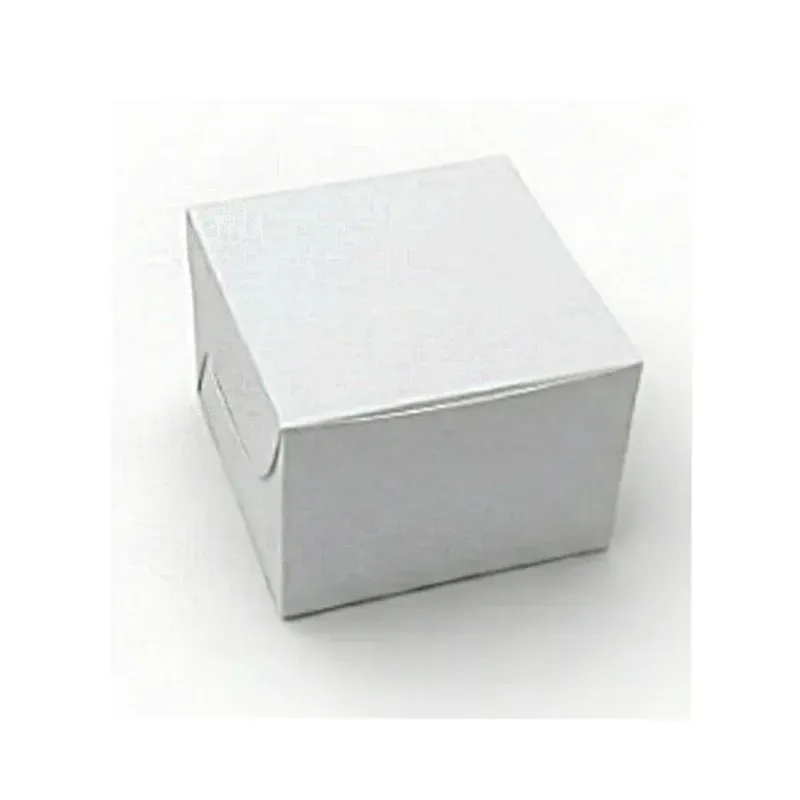 4 x 4 x 3 Inch Cake Box For Mini cakes, Pastries, Ideal for Bakeries, Cake Shops, Cafes and Takeaway (Pack-100 Pcs)