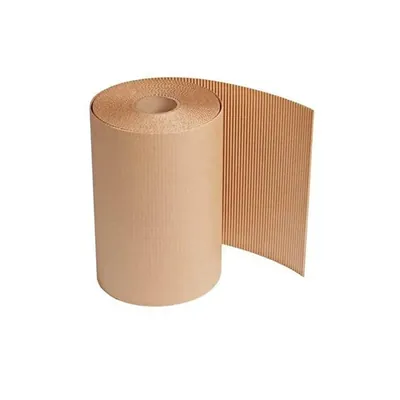 28 Inch, 2 kg Brown Corrugated Paper Roll for Protective packaging