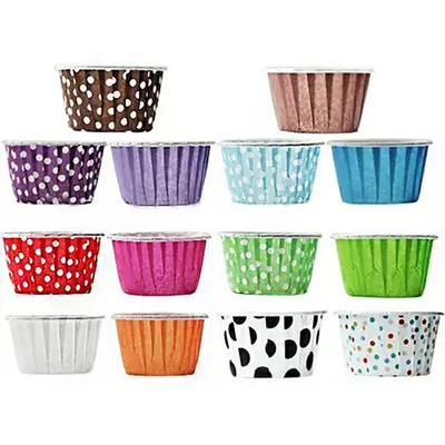 3000 Pcs, 80 g Colorful Curl Cup Paper Liner Muffin Cases for Holiday/Parties/Wedding/Anniversary