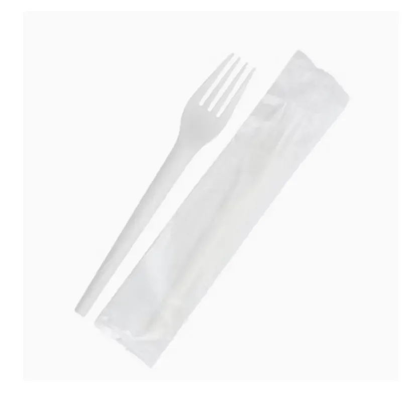 6-Inch (150 mm) Eco-Friendly Cornstarch Forks With Paper Pouch, Heavy Duty, Compostable and Ideal for Events & Home (Pack-Pack of 100 Pcs)