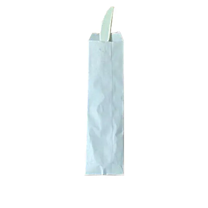 6.5 Inch (165 mm) Eco-Friendly Cornstarch Knife with Paper Pouch Compostable and Ideal for Events & Home (Pack-Pack of 100 Pcs)